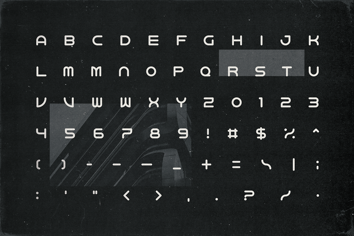 Night Division – Future Font, a Font by Clint English (Photo 6 of 8)