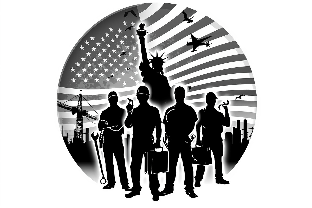 Labor Day Builder Pack, an Illustration by hafijul (Photo 5 of 21)