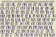 OVERCOMING CHALLENGES FONT, a Sans Serif Font by 177Studio (Thumbnail 7 of 8)