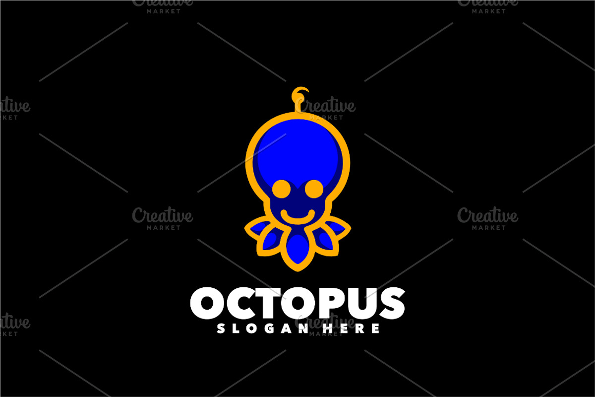 Octopus Logo, a Design Template by Bayuktx