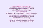 Inkadelic Psychedelic Display Font, a Sans Serif Font by Graphic Spirit (Thumbnail 2 of 8)