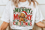 Merry Christmas Gingerbread PNG, a Seasonal Illustration by Canvas Craft (Thumbnail 3 of 6)