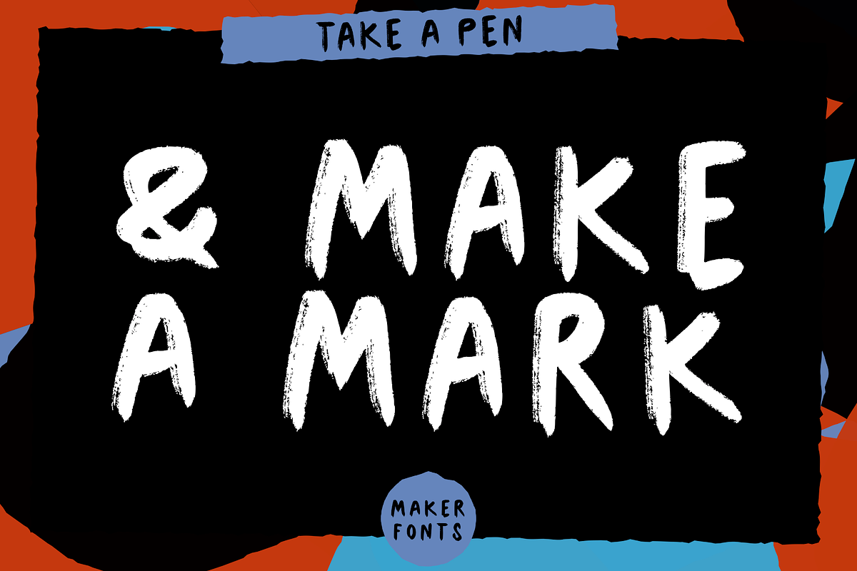 Heavy Handed Handmade 4 Font Family, a Handwritten Font by Maker Fonts (Photo 13 of 13)