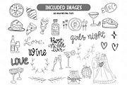 Handdrawn Wedding Icons, an Illustration by TatiMockup (Thumbnail 2 of 4)