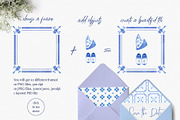 Dutch watercolor tiles and ornaments, a Decorative Illustration by ArtPavo (Thumbnail 5 of 7)