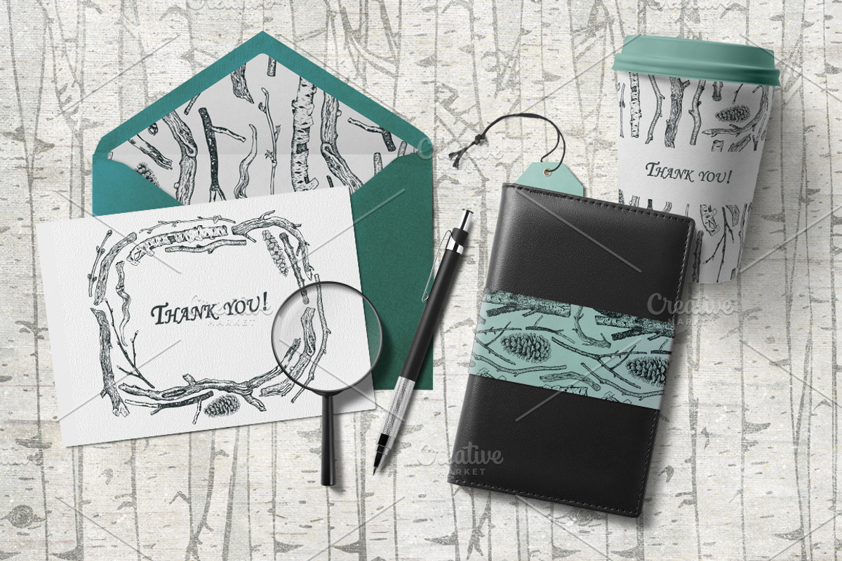 Twigs Frames, objects, patterns, an Object Graphic by Nenilkime (Photo 3 of 5)