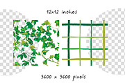 Ivy & Grape Seamless Patterns, a Pattern Graphic by Lucyinyourheart (Thumbnail 3 of 10)