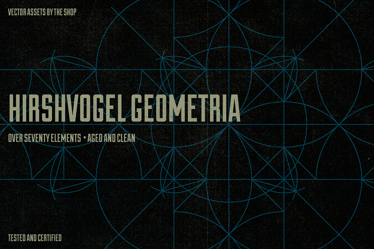 Hirschvogel geometria vector assets, an Object Graphic by The Shop (Photo 5 of 12)