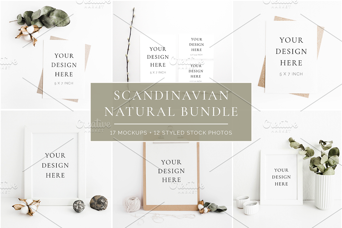 Scandinavian Natural Bundle, a Print Template by Imperium Nordique (Photo 1 of 6)