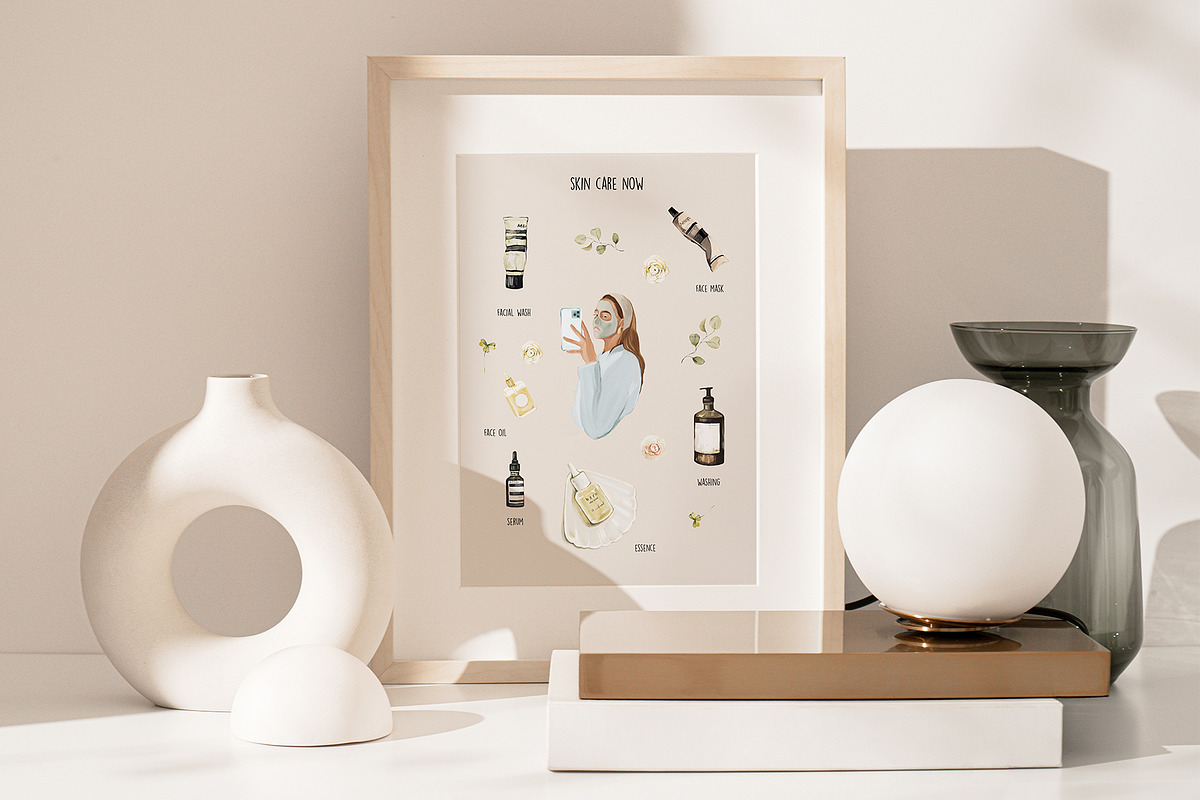 SELF CARE AESTHETICS COLLECTION, a Healthcare Illustration by Natalia Tugova (Photo 26 of 29)