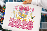 Faux Yarn Happy New Year 2026 PNG, an Illustration by SinaCreation (Thumbnail 11 of 11)