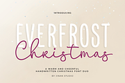 Everfrost Christmas - A Font Duo, a Handwritten Font by Ainun Jinan (Thumbnail 1 of 10)