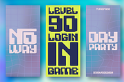 Noser - A Modern Y2K Font, a Sans Serif Font by Marvadesign (Thumbnail 5 of 7)