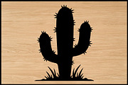 50 Cactus Silhouette Clipart Set, an Illustration by yasushie (Thumbnail 2 of 4)
