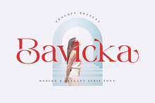Bavicka - Stylish Ligature Font