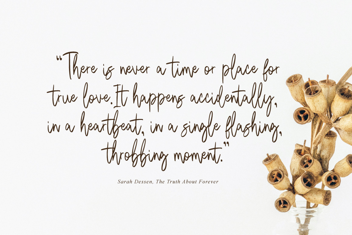 Sure Thing - Signature Brush, a Handwritten Font by tebaltipislab (Photo 8 of 9)