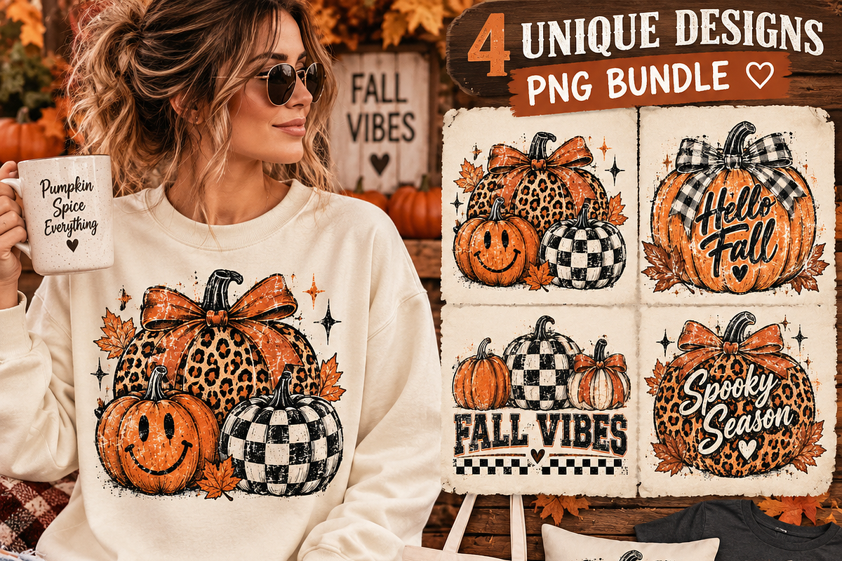 PUMPKIN SEASON FALL BUNDLE 38 PNG, an Object Graphic by ElDesignState (Photo 15 of 20)