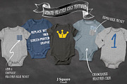 Baby Onesie Mock Ups UPDATE, an Apparel Mockup by JSquarePresents (Thumbnail 2 of 13)