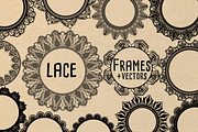 White Lace Frames with Lace Vectors, an Object Graphic by Paper Element (Thumbnail 2 of 3)