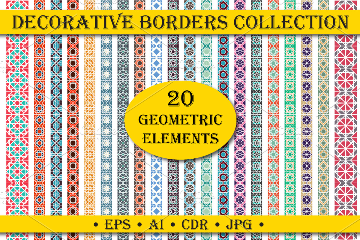 Decorative Borders, a Pattern Graphic by dacascas (Photo 1 of 3)