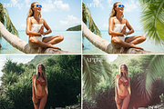Under the Palms photo overlays, a Layer Style Add-On by BrownLeopard (Thumbnail 4 of 6)