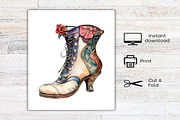 Ivory Gothic Halloween Clipart, an Illustration by Canvas Craft (Thumbnail 8 of 8)
