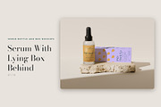 Serum Bottle and Box Mockup Pack, a Packaging Mockup by Motion-Box (Thumbnail 8 of 14)