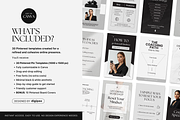 Coach Pinterest Pin Templates Canva, a Social Media Template by DigiPax (Thumbnail 2 of 11)