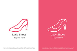 High Heels Logo Design Illustration, a Branding & Logo Template by Morvana Crew