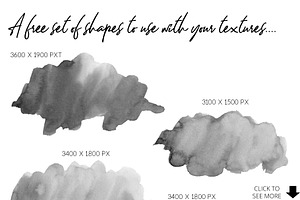 88 Hi-Res Watercolor Textures