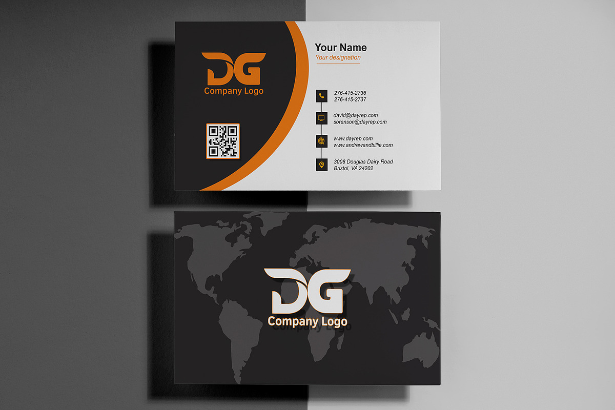 Fashion Stylist Business Card PSD preview 2