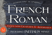 MFC French Roman, a Serif Font by Monogram Fonts Co. (Thumbnail 1 of 4)