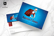 Santa Christmas Sermon Postcard PSD, an Invitation Template by Godserv Designs (Thumbnail 1 of 11)