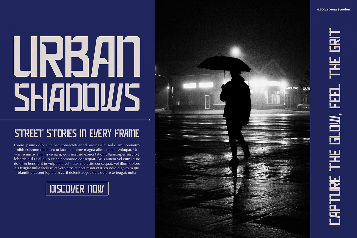 Antzuw | Display Sans Serif, a Sans Serif Font by Denustudios (Photo 7 of 12)