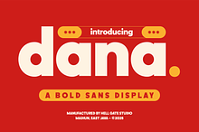 Dana Bold Sans Display