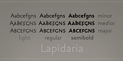 Lapidaria, a Sans Serif Font by Andreas Stötzner (Thumbnail 2 of 7)
