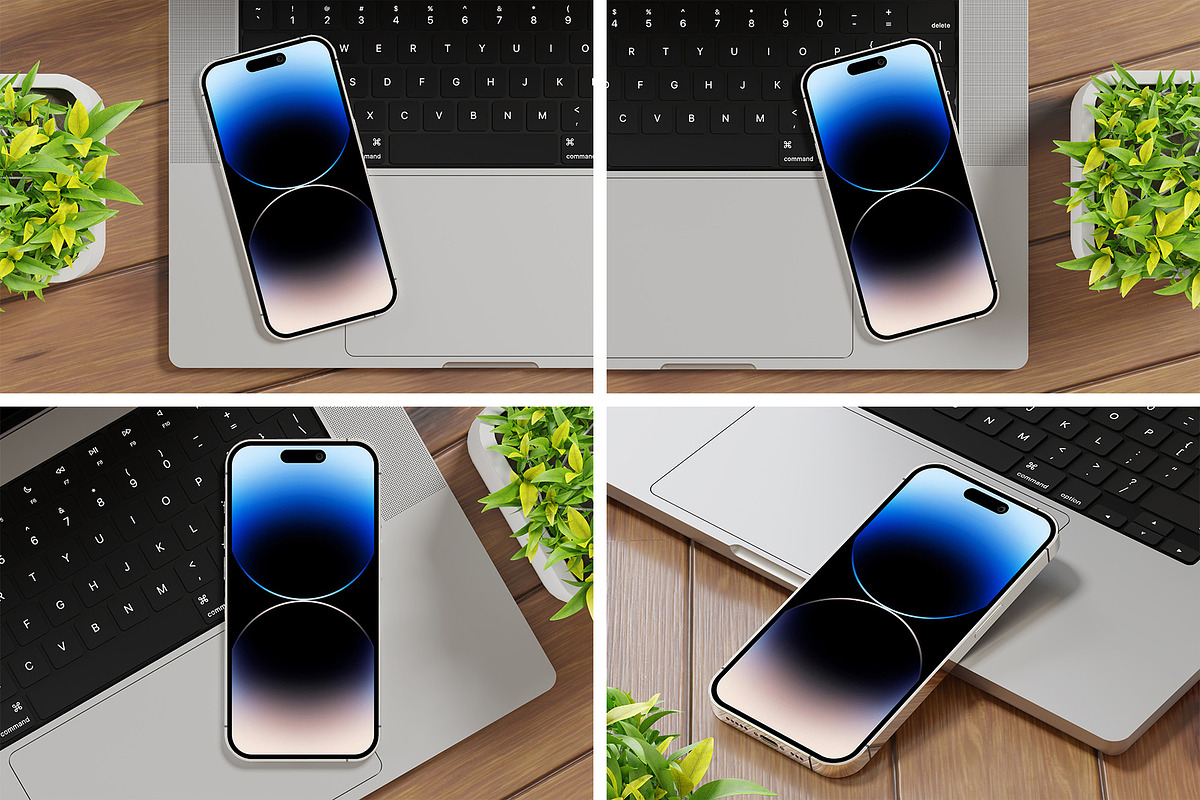 iPhone 14 Pro Max Mockup Bundles, an iPhone Mockup by Graphic Aesthetic (Photo 2 of 26)