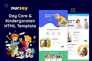 Nursey - Day Care HTML Template, a HTML Template by THESOFTKING (Thumbnail 1 of 3)