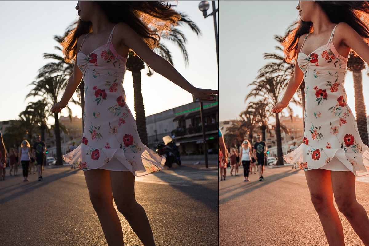 AMBER LIGHTROOM MOBILE PRESET preview 2