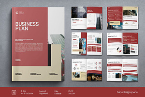 Business Plan Template, a Magazine Template by Haps Space