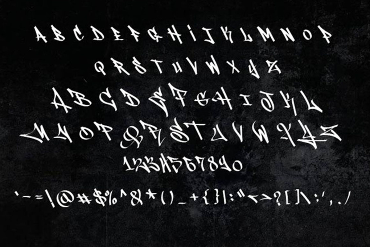 Graffiti Inspired | Street Tag Vol1, a Handwritten Font by tomatstudio (Photo 7 of 9)