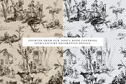 Vintage Toile Victorian PNG Patterns, a Pattern Graphic by Century Library (Thumbnail 2 of 11)