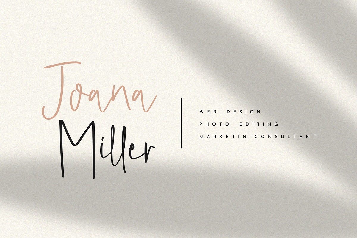 Malligoe - The Script Branding Font preview 8