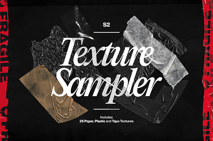 25 Paper, Plastic and Tape Textures