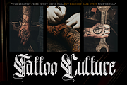 Van Blessing - Blackletter Typeface, a Blackletter Font by Meizzaluna Design (Thumbnail 4 of 10)
