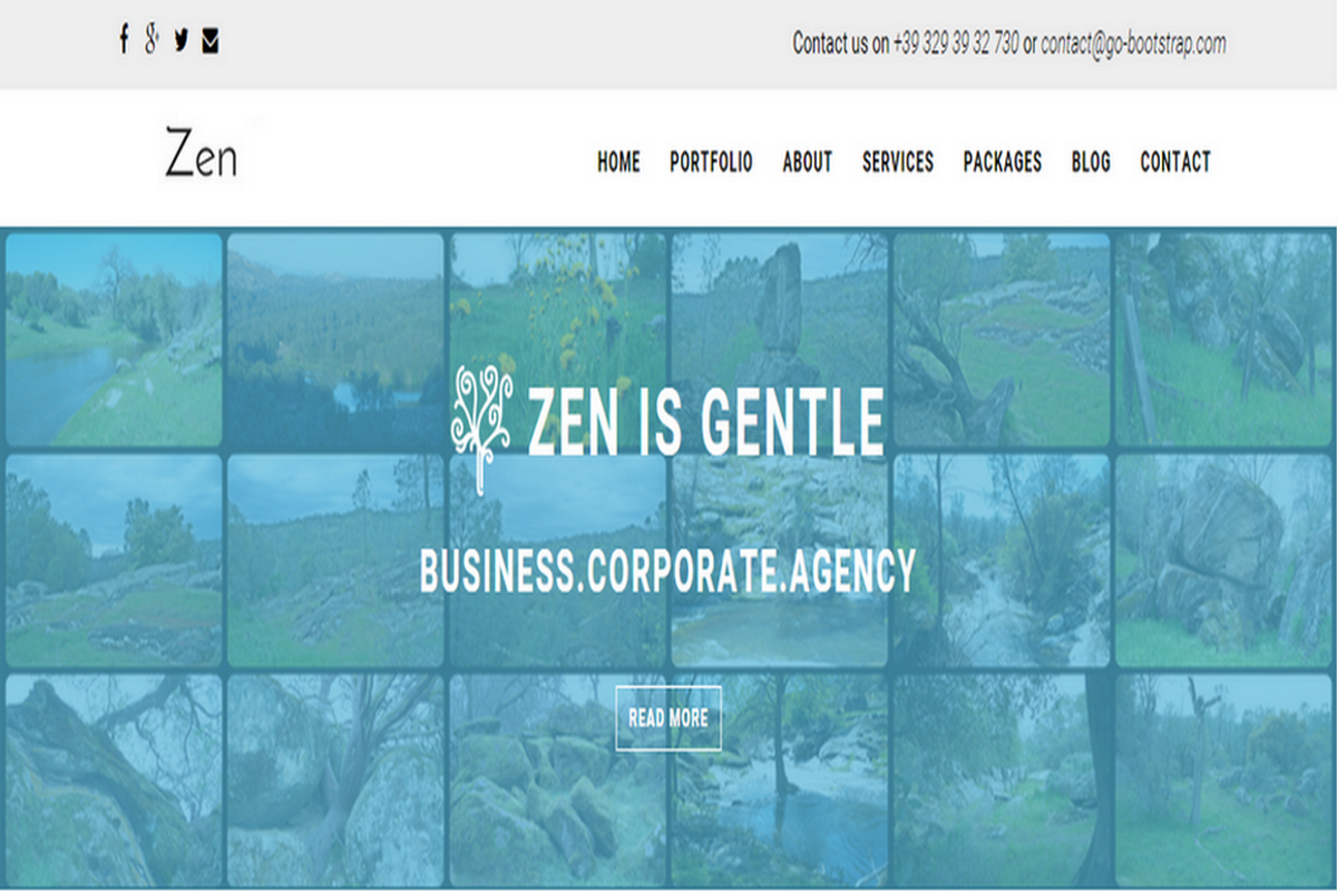 Landing Pages – One Page Template, a Bootstrap Template by auroraruggieri (Photo 5 of 5)