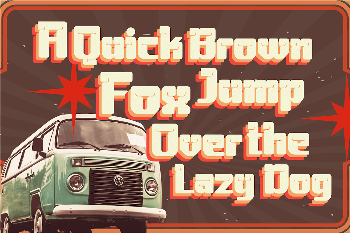 Masteng | Groovy Retro Font, a Font by twinstd (Photo 9 of 14)