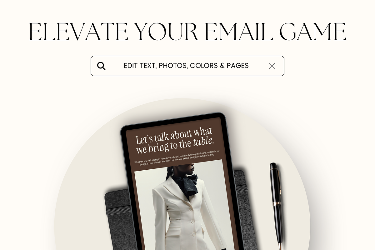 Flodesk Email Newsletter Templates, an Email Template by Branding Babe Co. (Photo 6 of 6)