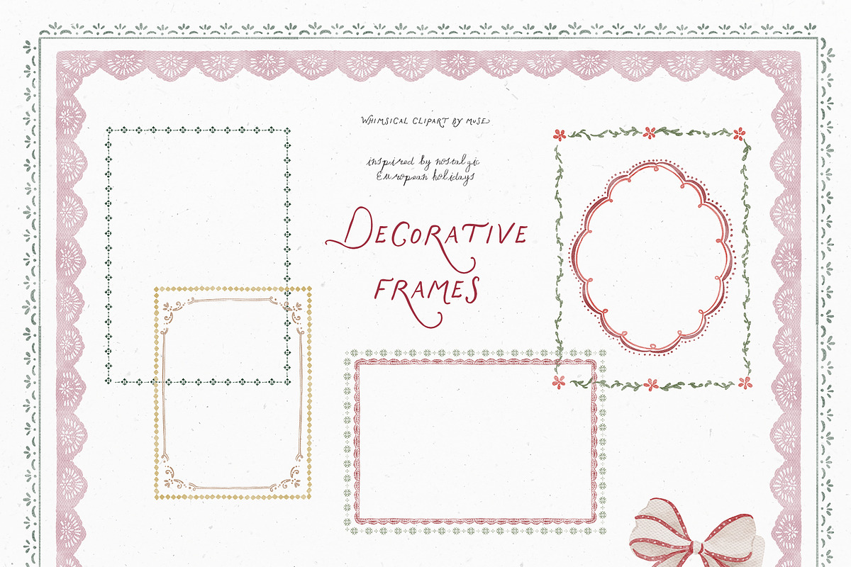 Childhood Noël Christmas Clipart, a Decorative Illustration by Muse Artist (Photo 10 of 27)