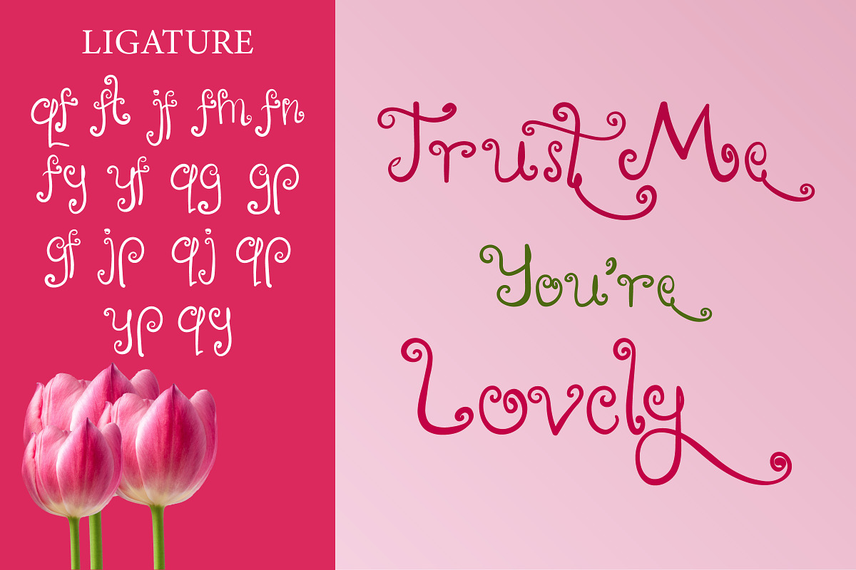 Lovely Elf - Swirly Font, a Sans Serif Font by Inventype Studio (Photo 5 of 9)